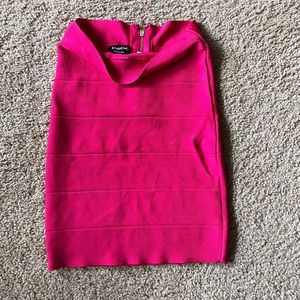 Hot pink Bebe skirt